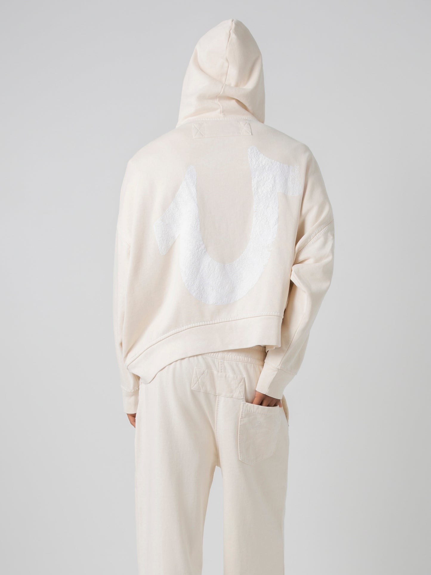 SATR LOGO HOODIE : OFF-WHITE