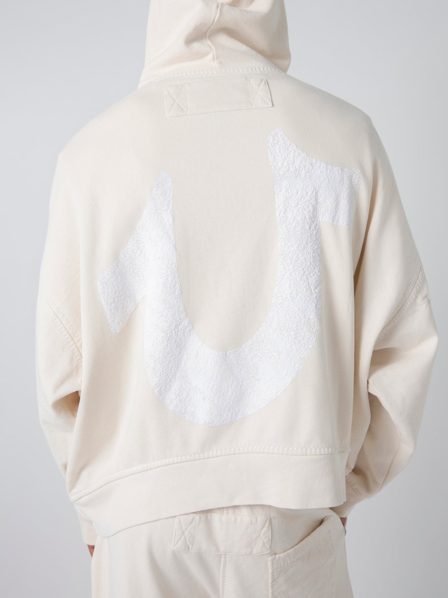 SATR LOGO HOODIE : OFF-WHITE