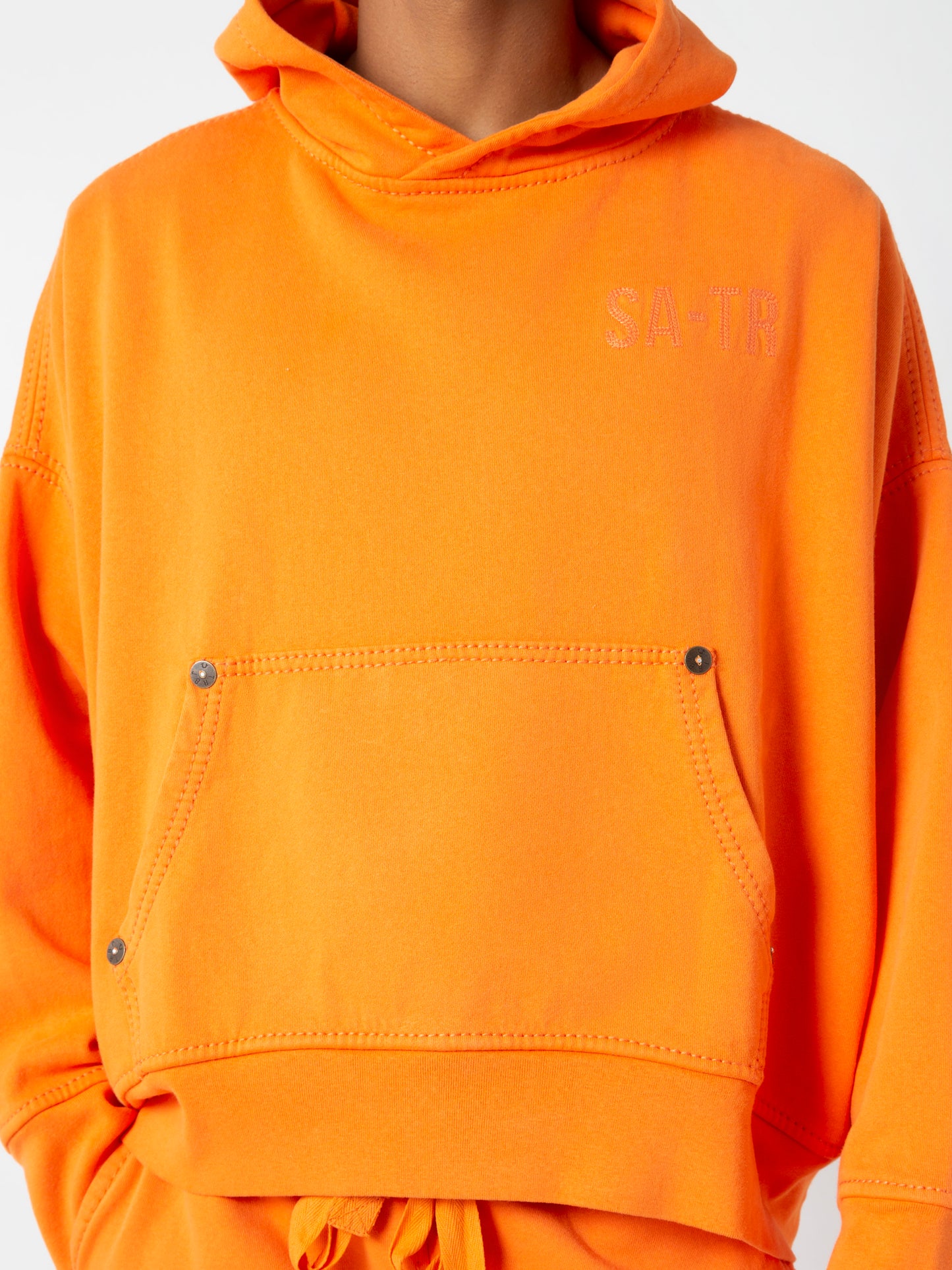 SATR LOGO HOODIE : ORANGE