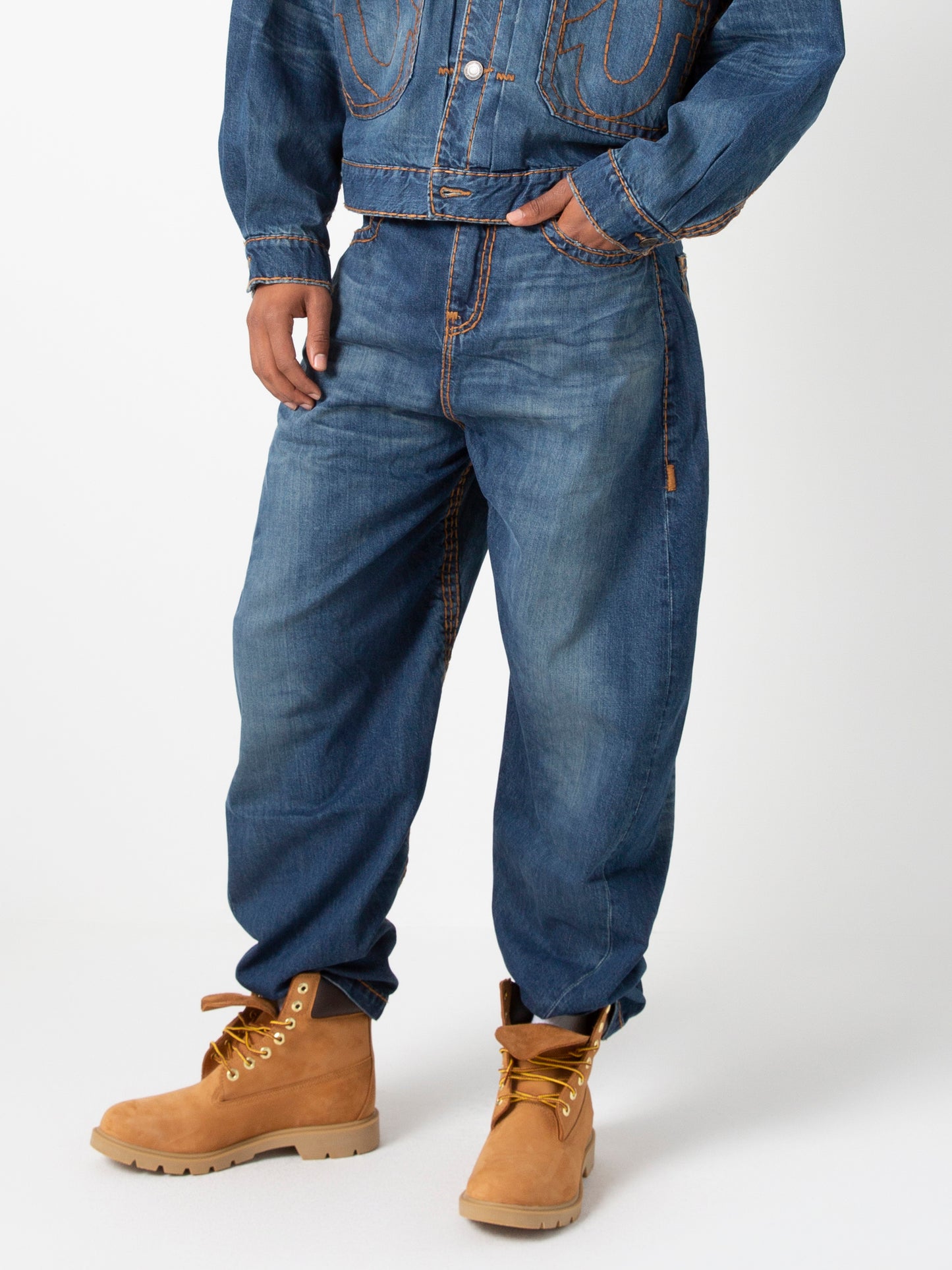 WARPED JOEY JEANS : SANTORINI
