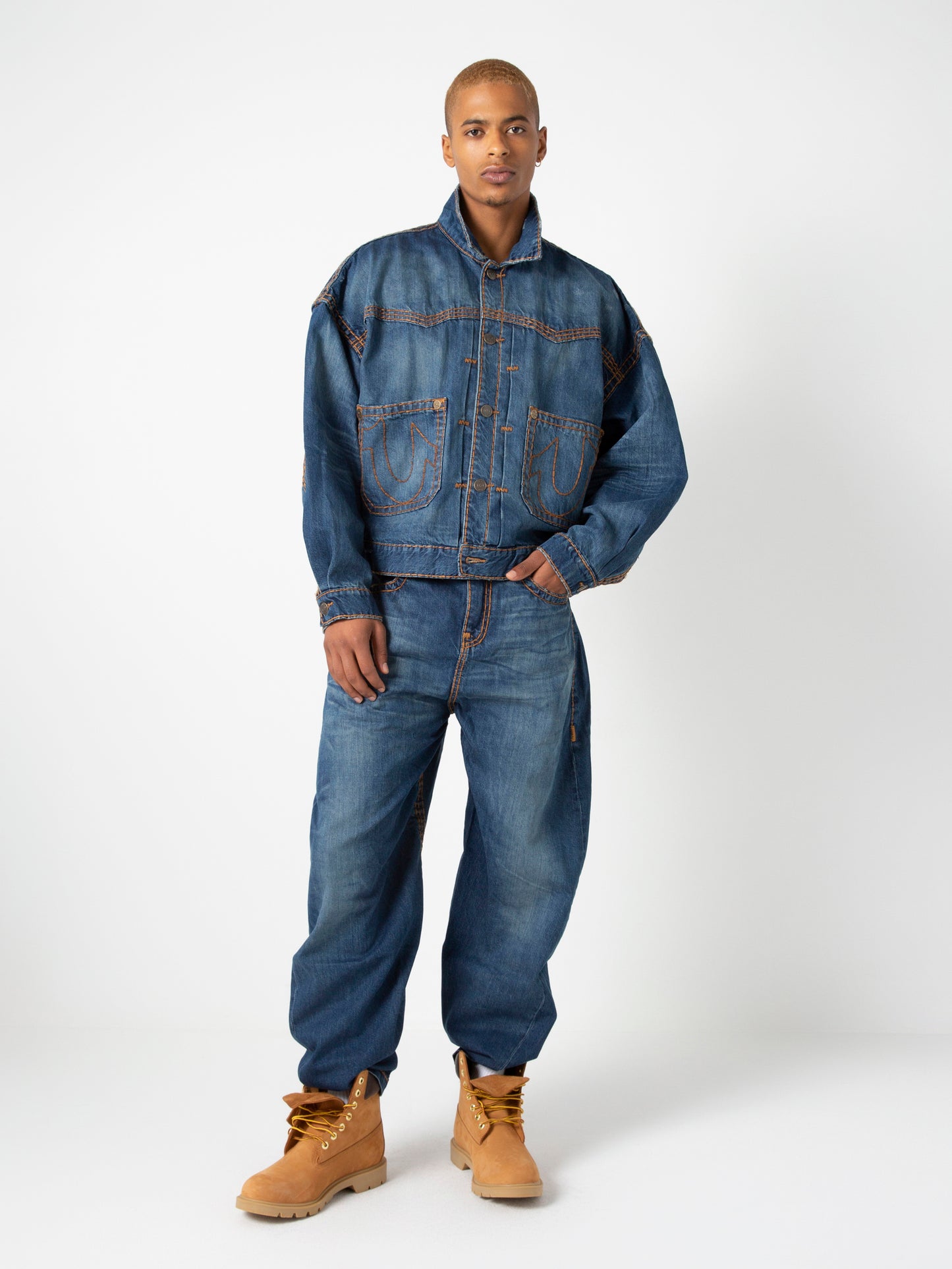 WARPED JOEY JEANS : SANTORINI