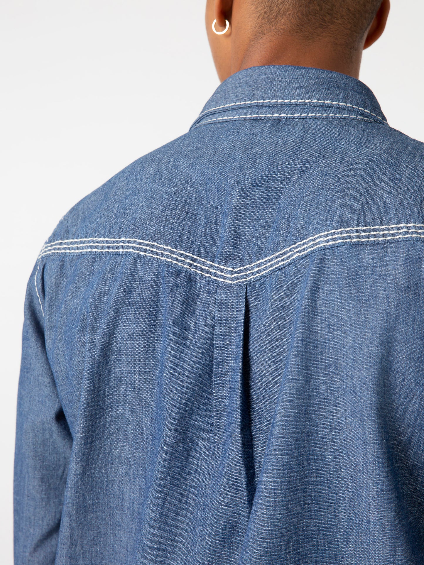 CHAMBRAY WESTERN SHIRT