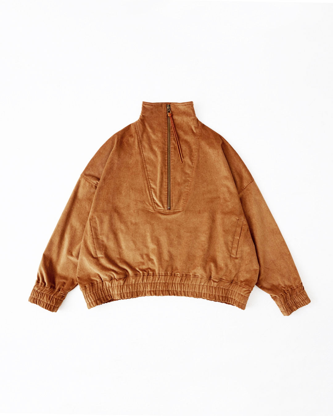 HALF-ZIP JUMPER : AMBER