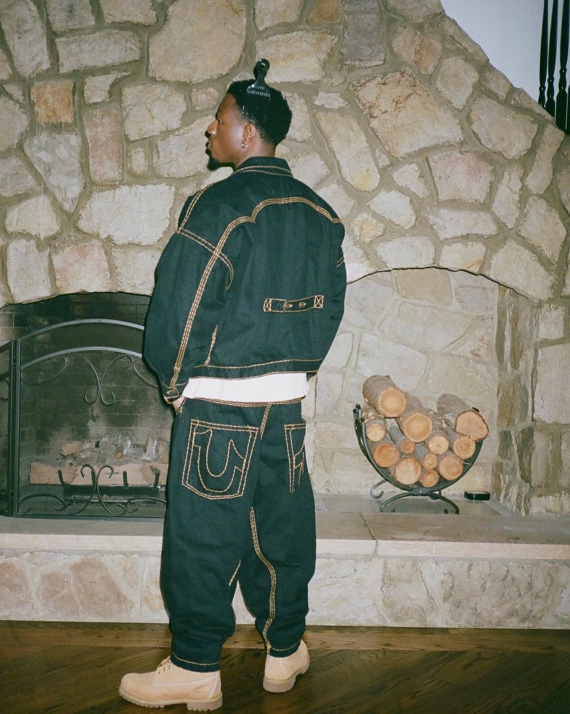 WARPED JOEY JEANS : BLACK CAIRO