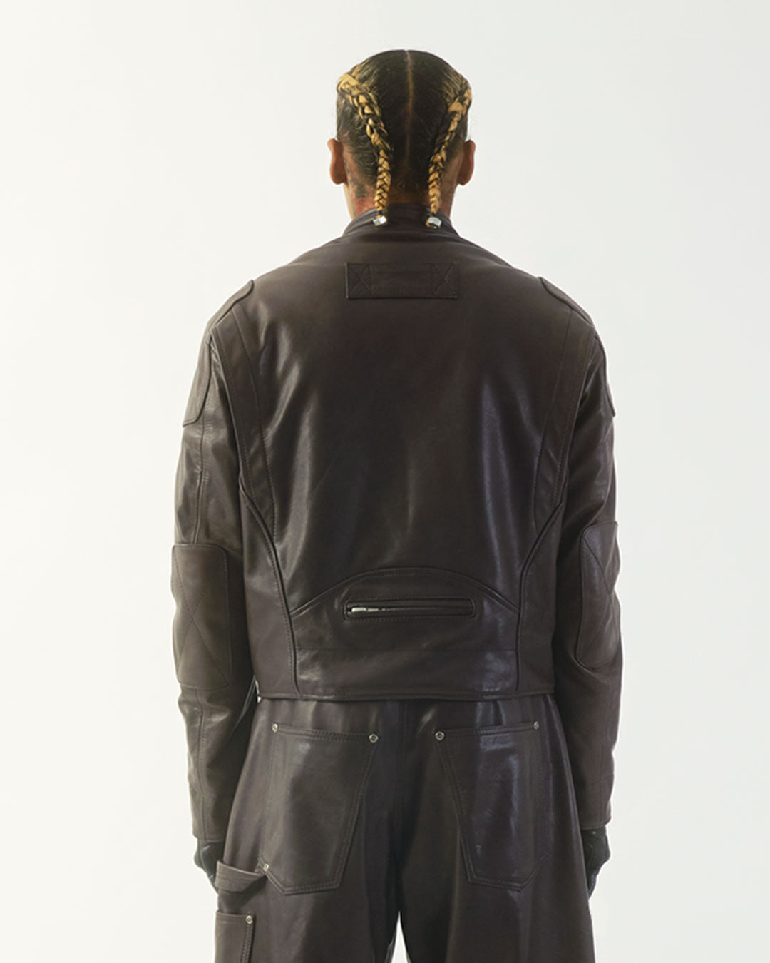 "CAFÉ SPRINTER" BIKER JACKET : GRAPHITE / BLACK