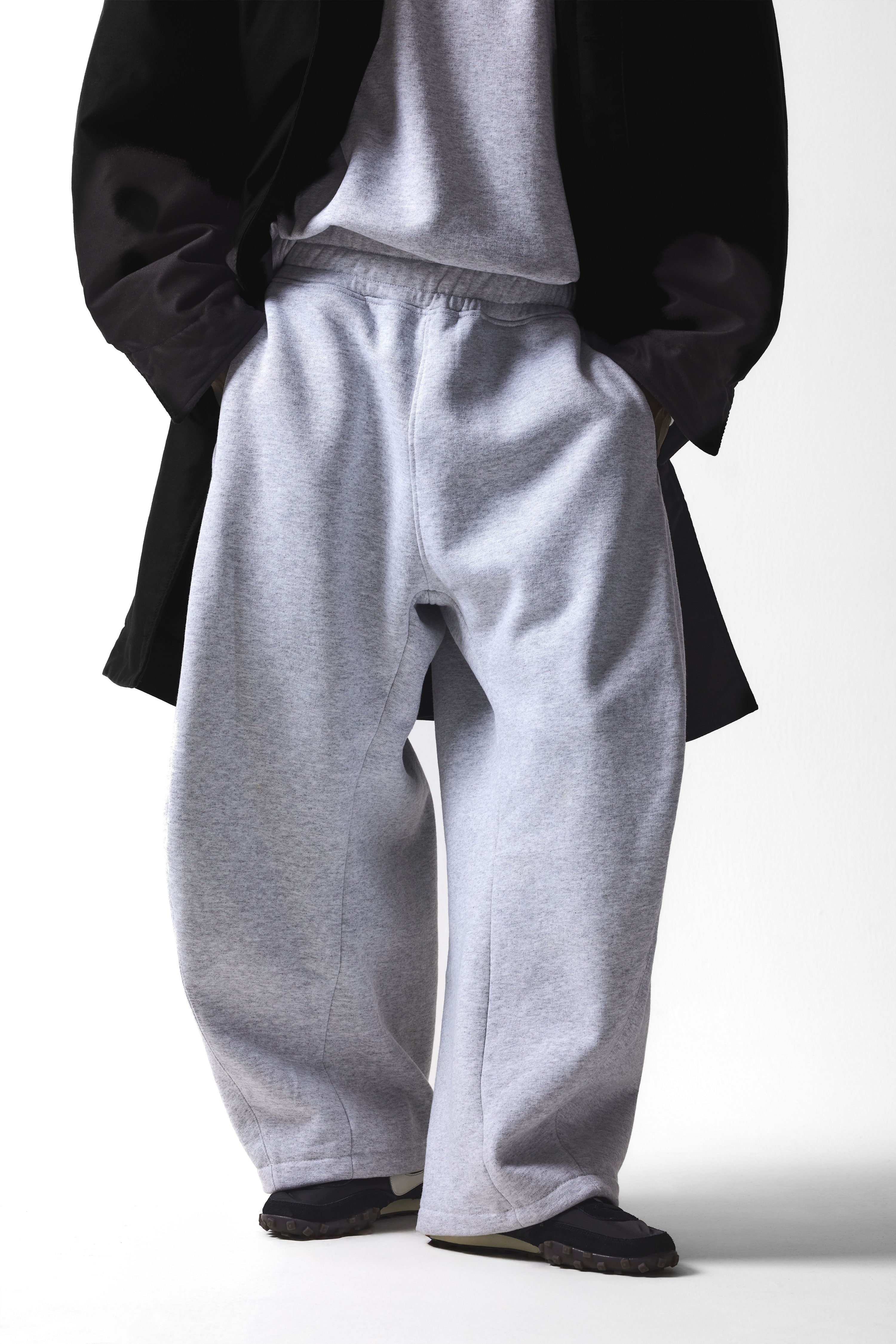 WARPED LOUNGE PANT : HEATHER GRAY