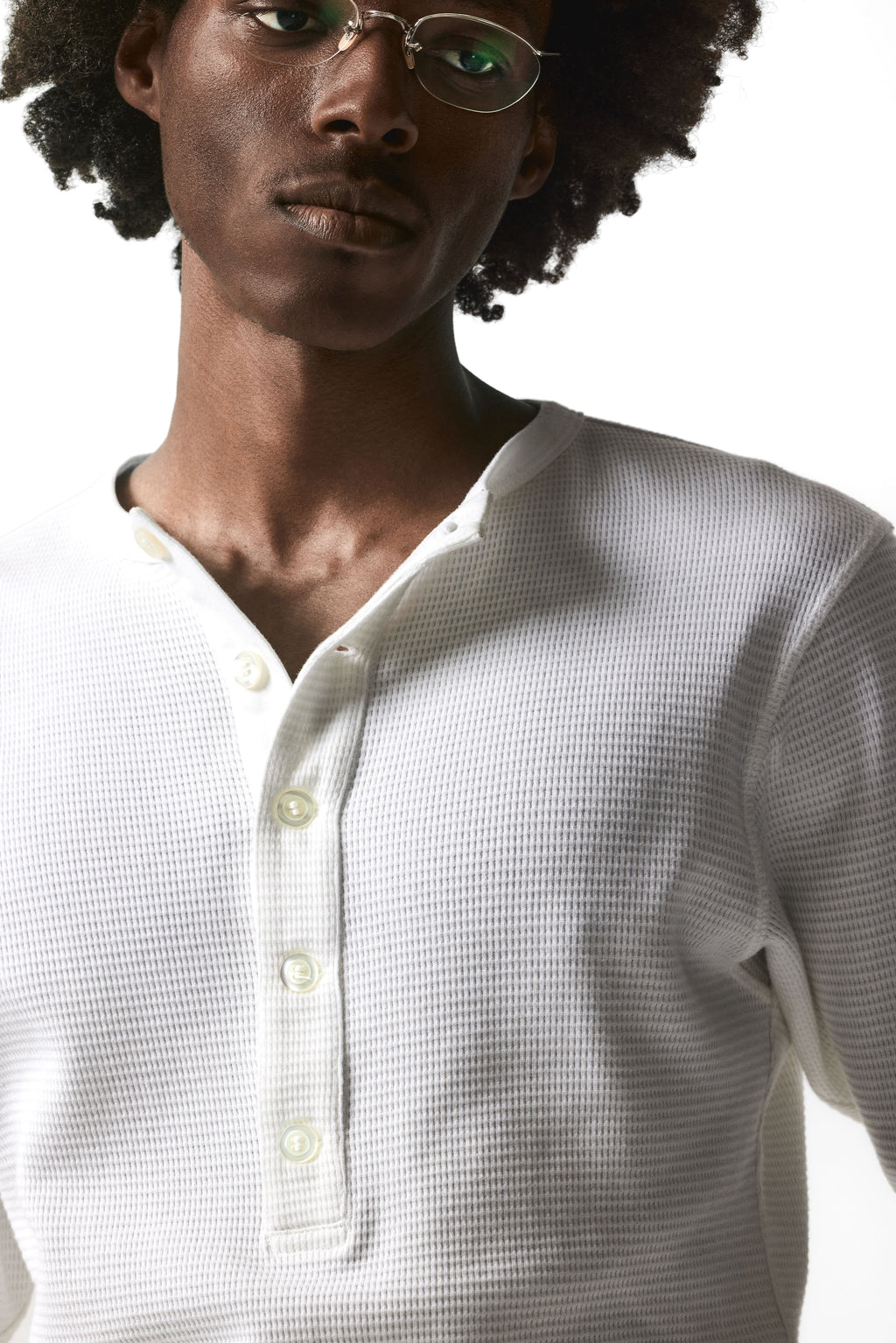 HALF HENLEY THERMAL SHIRT