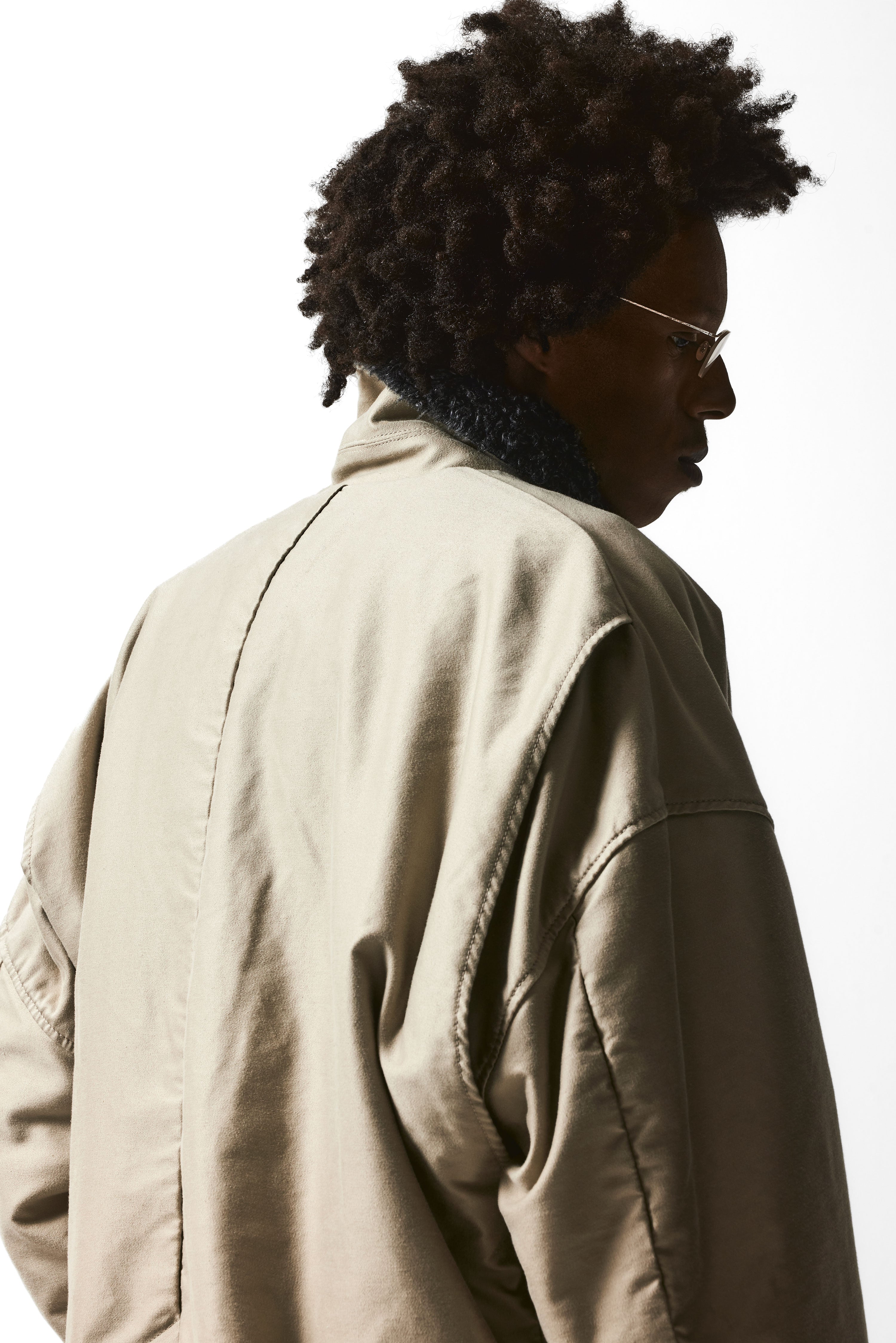 BALMACAAN CHORE COAT : OFF-CREAM