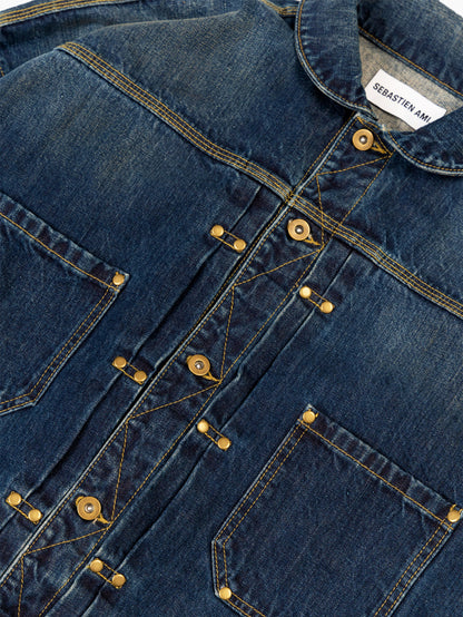 TYPE-2 DENIM JACKET : MID-WASH