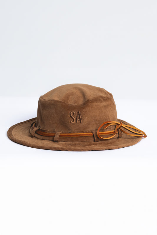 "SCOUT" BUCKET HAT : AMBER CORD