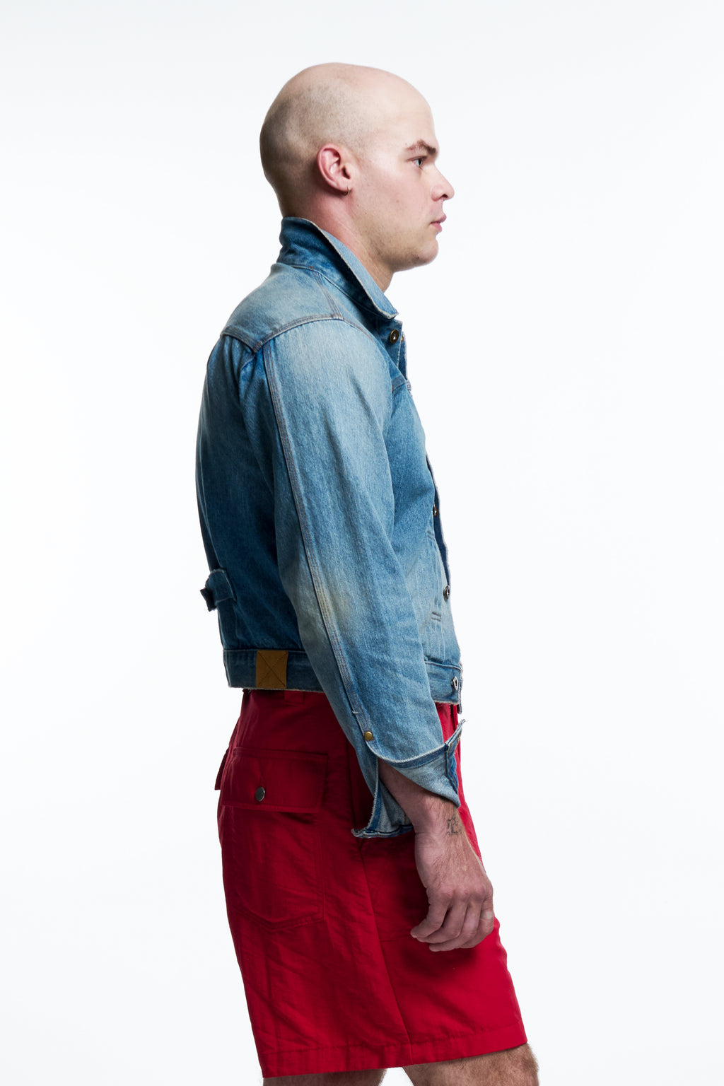 TYPE-I WORK JACKET : LT WASHED INDIGO