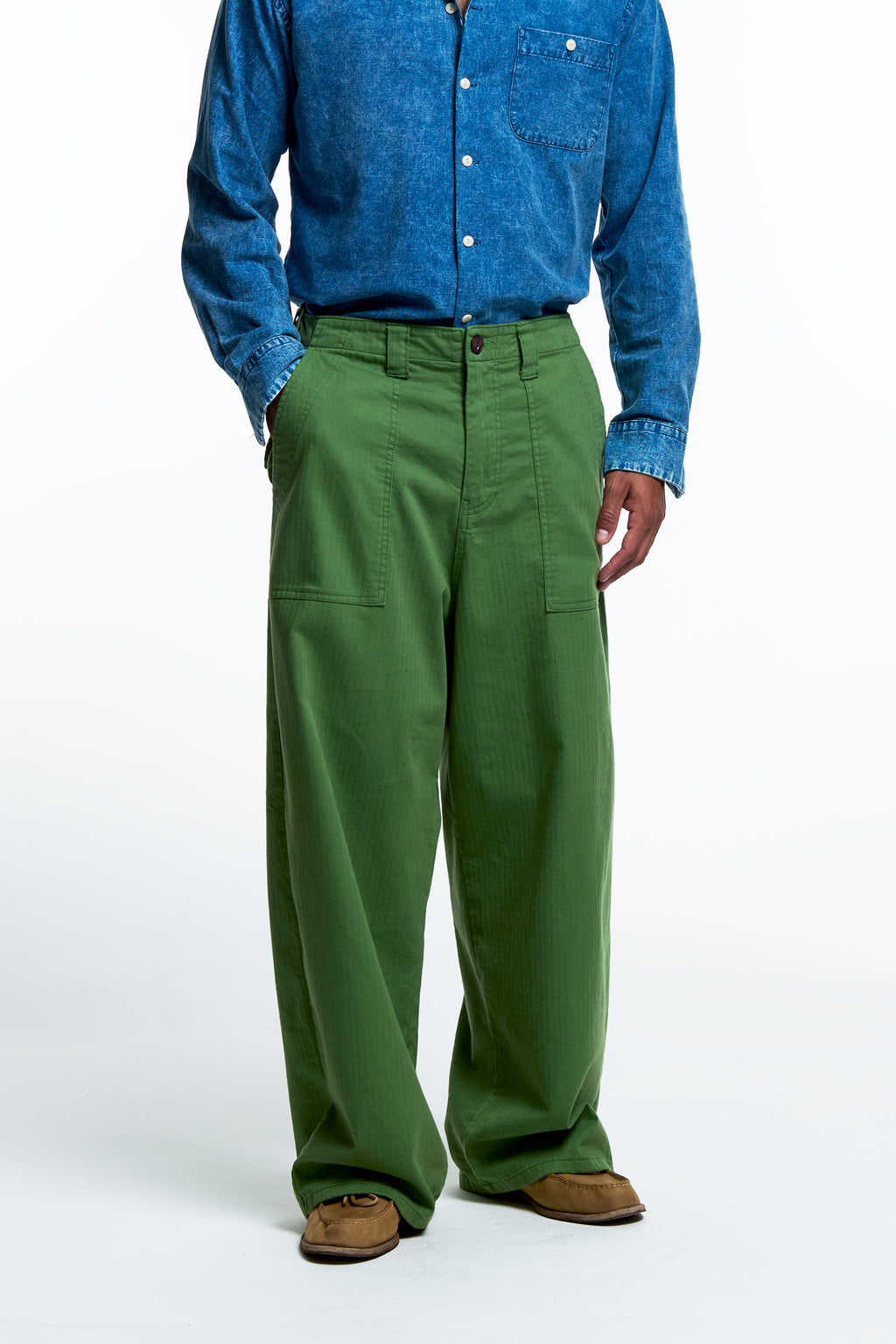 BIG BAKER PANT : SF-HBT GREEN