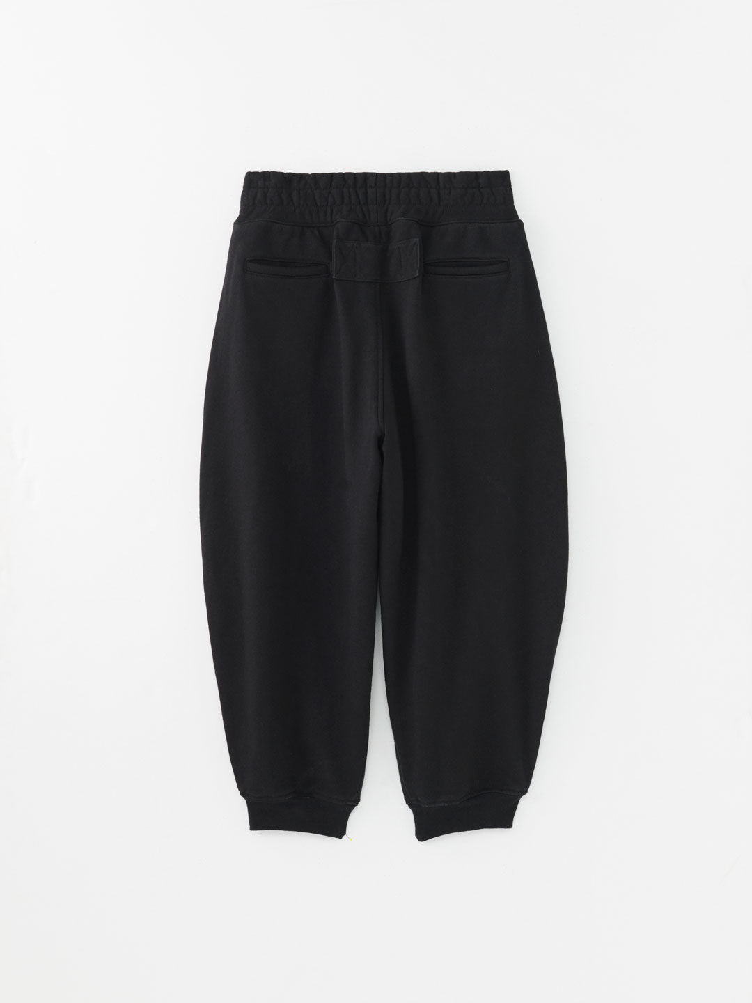 PLEATED SWEAT PANT : BLACK