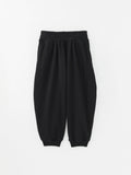 PLEATED SWEAT PANT : BLACK
