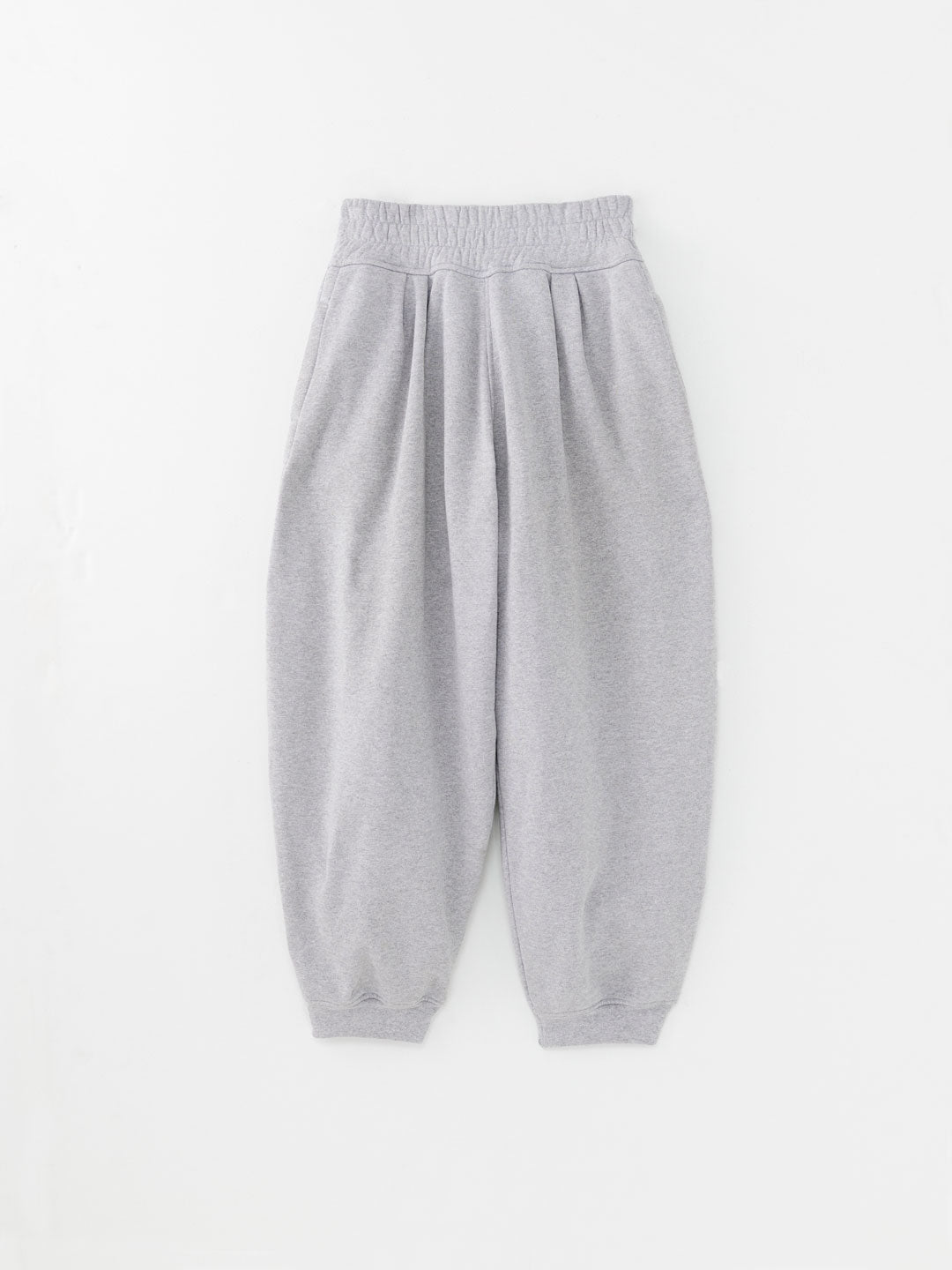 PLEATED SWEAT PANT : HG