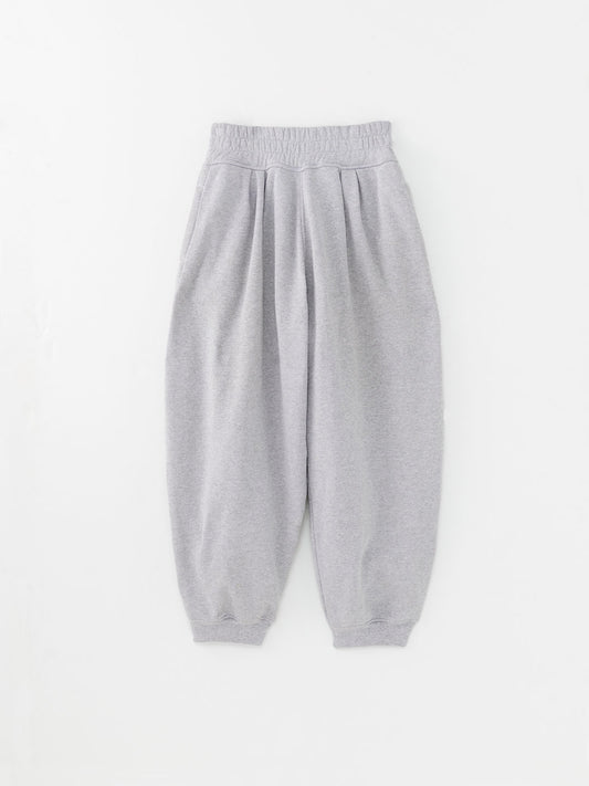 PLEATED SWEAT PANT : HG