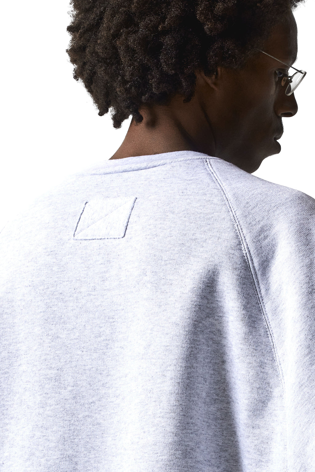 RAGLAN SMOCK T-SHIRT : HEATHER GRAY