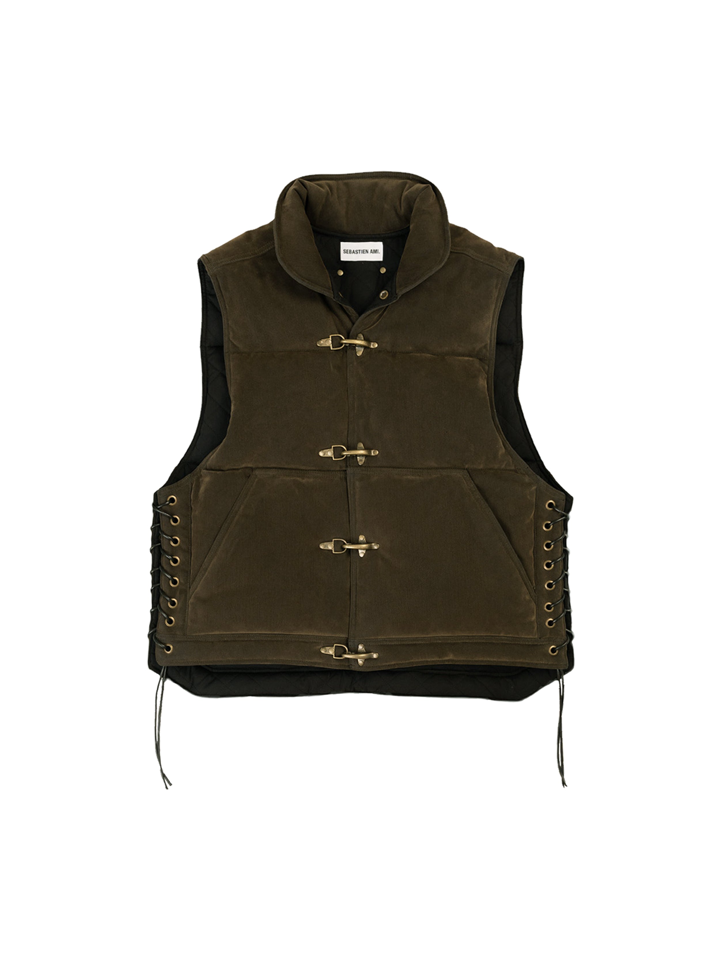 ジャケット・アウター Military Canvas Puffer Vest large Military Canvas Puffer Vest large