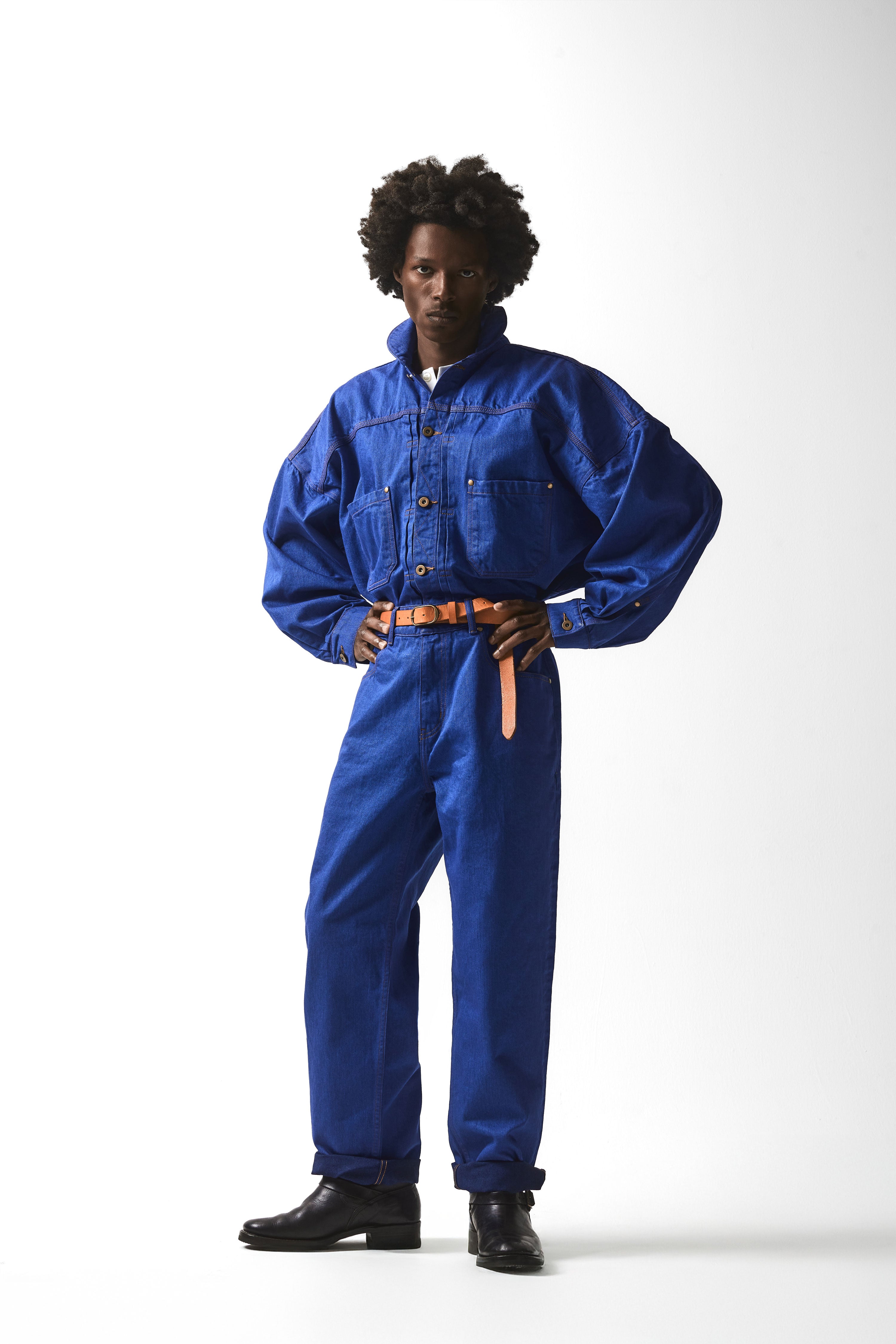 TYPE-2 DENIM WORK JACKET : HAITIAN BLUE