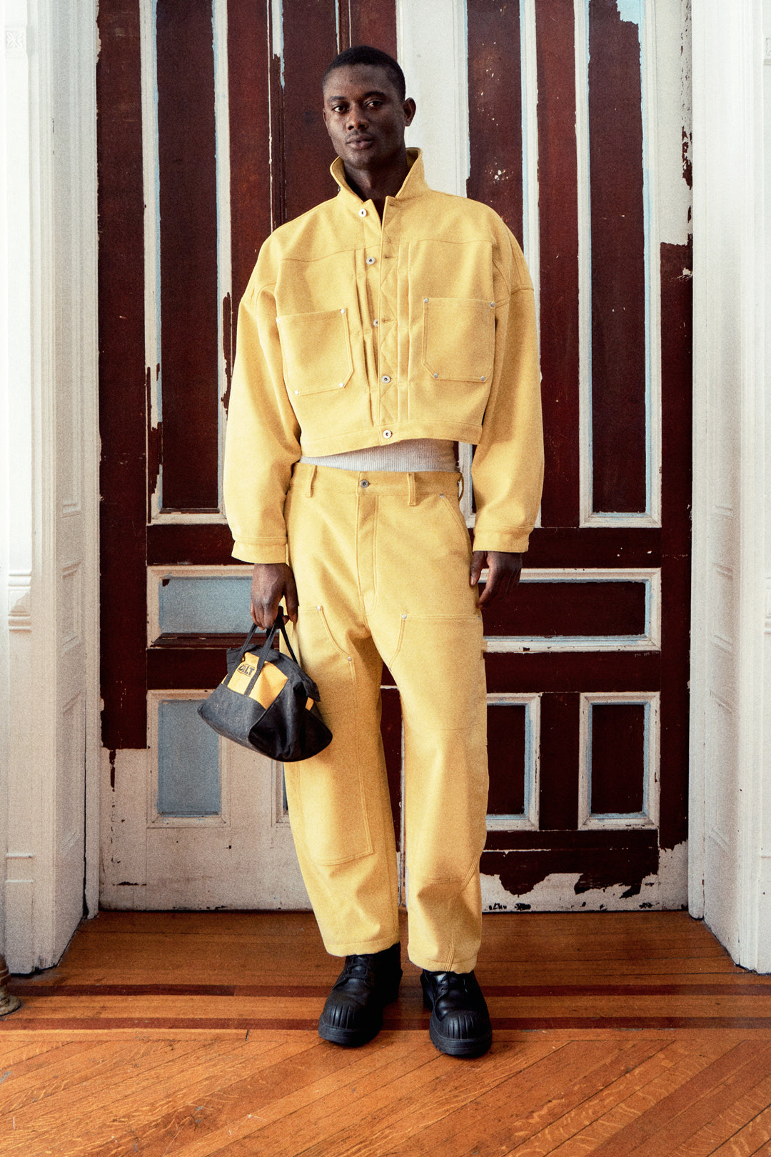 SAWW TYPE-2 DENIM JACKET : BANANA YELLOW