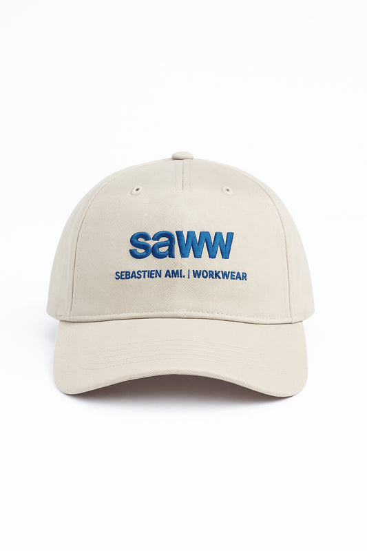 SAWW DEFINED SHOP HAT : CHALK