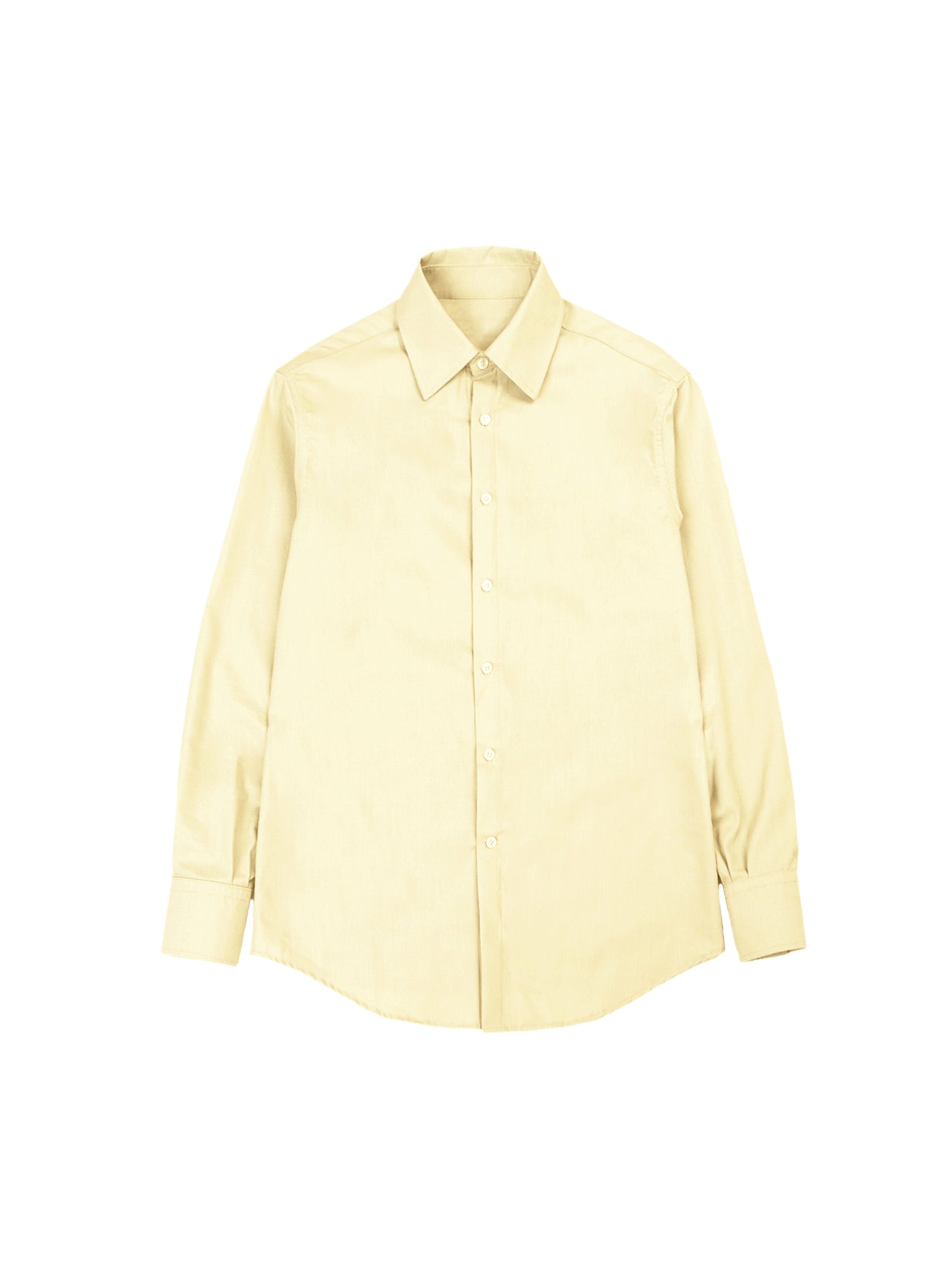 SIMPLE BUTTON DOWN SHIRT : CANARY YELLOW