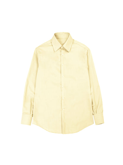 SIMPLE BUTTON DOWN SHIRT : CANARY YELLOW