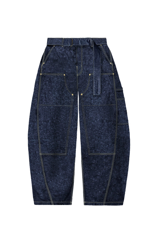 SAWW WARPED CARPENTER JEANS : SPECKLED DENIM
